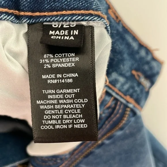 FRYE Women's Blue Jeans - Size 8/29 - Picture 3 of 3